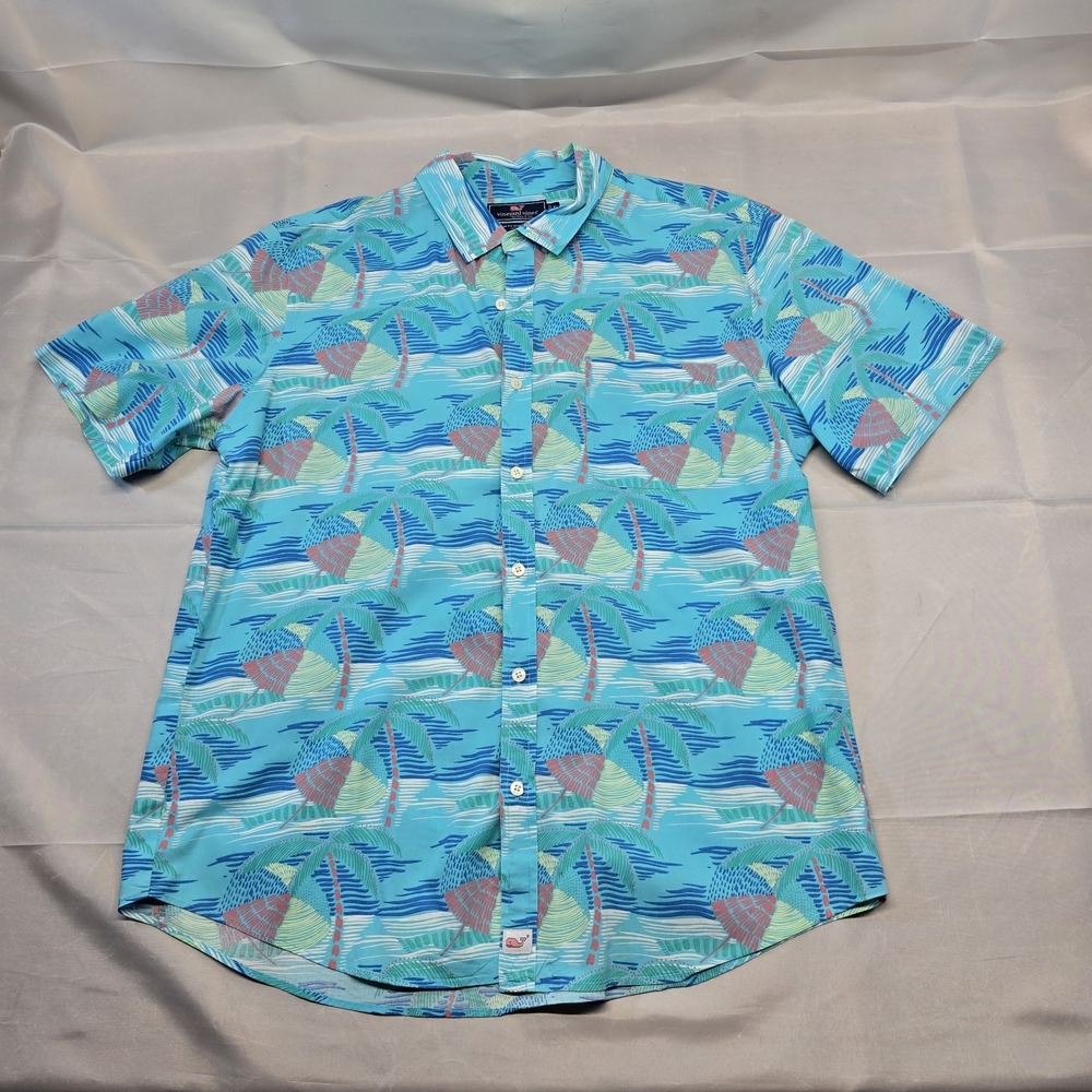 Vineyard Vines Murray Slim Fit Short Sleeve Button Up Shirt‎